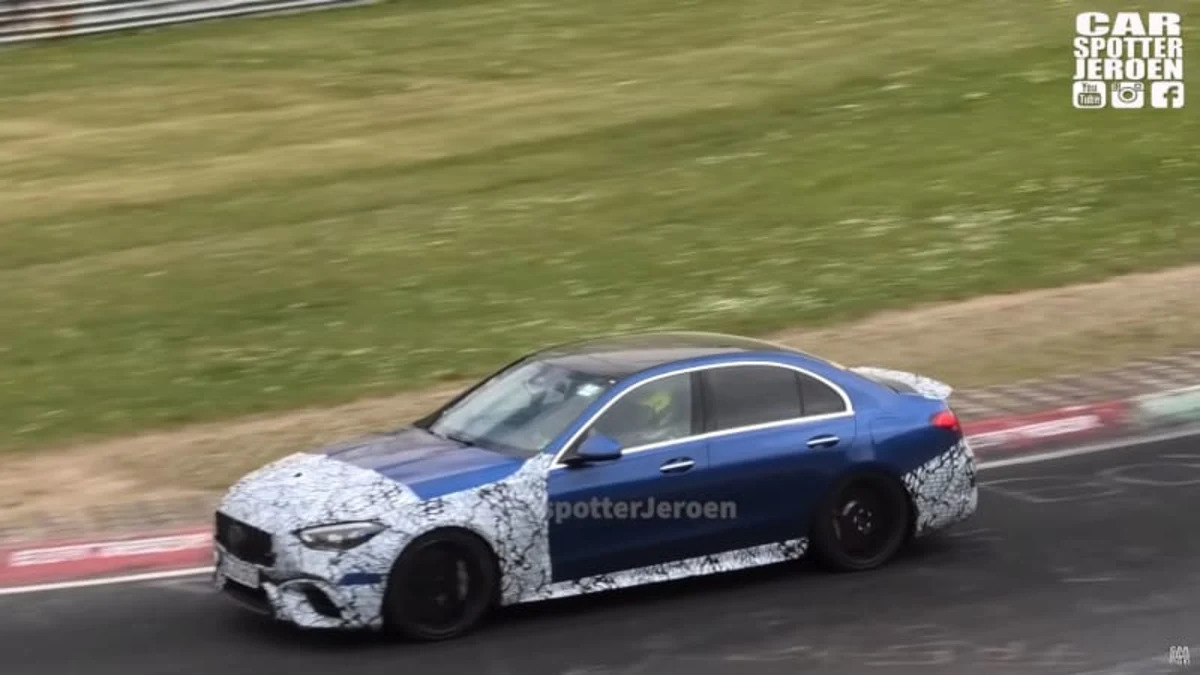 Mercedes-AMG C 63 S goes quickly and very quietly at the 'Ring